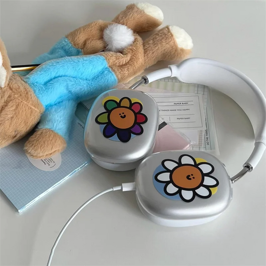 Funny Flowers Headphone Covers