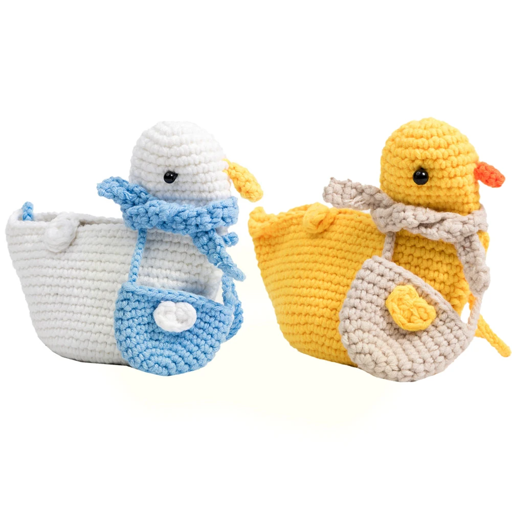 Crochet Scarfy Duck Purse (2 Colours)
