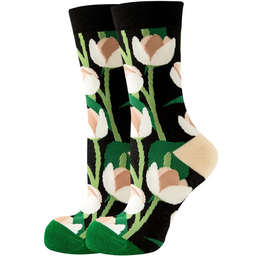 Tulip Crew Socks
