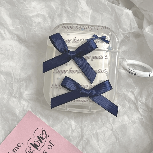Balletcore Bows AirPods Charger Case Cover
