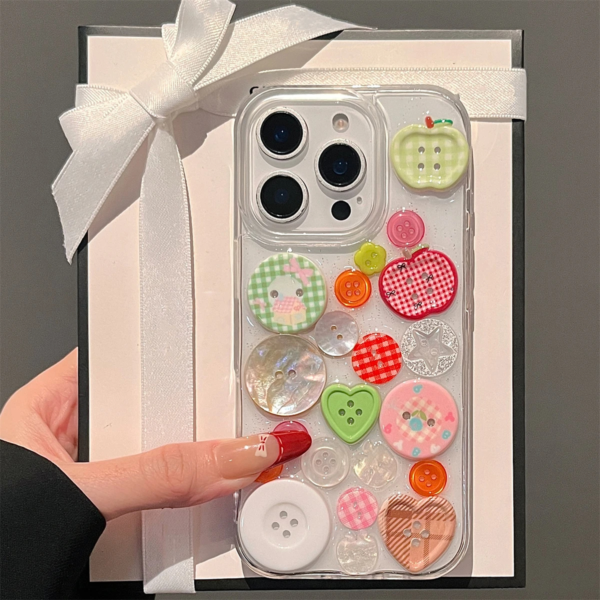 Bric A Brac Button iPhone Case - Ice Cream Cake