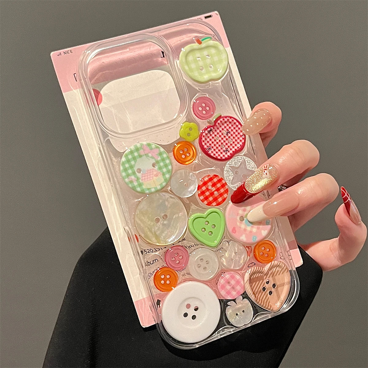Bric A Brac Button iPhone Case - Ice Cream Cake