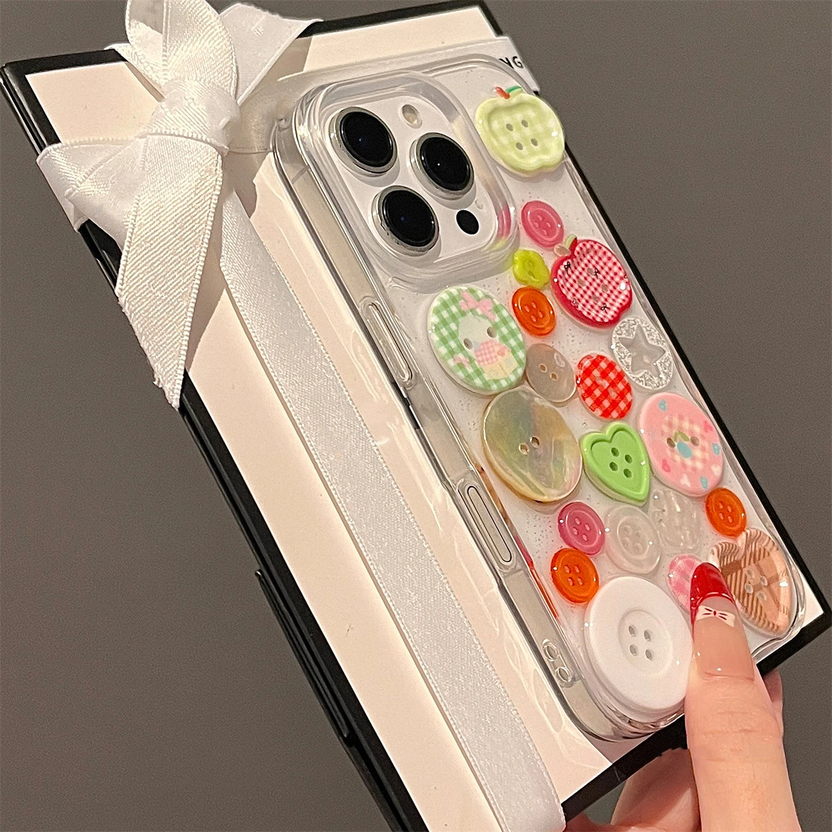 Bric A Brac Button iPhone Case - Ice Cream Cake