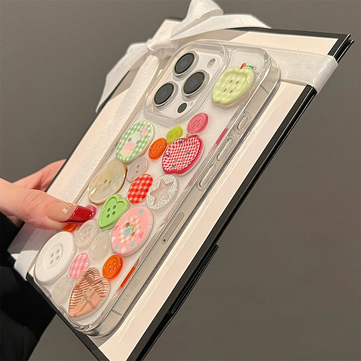 Bric A Brac Button iPhone Case - Ice Cream Cake