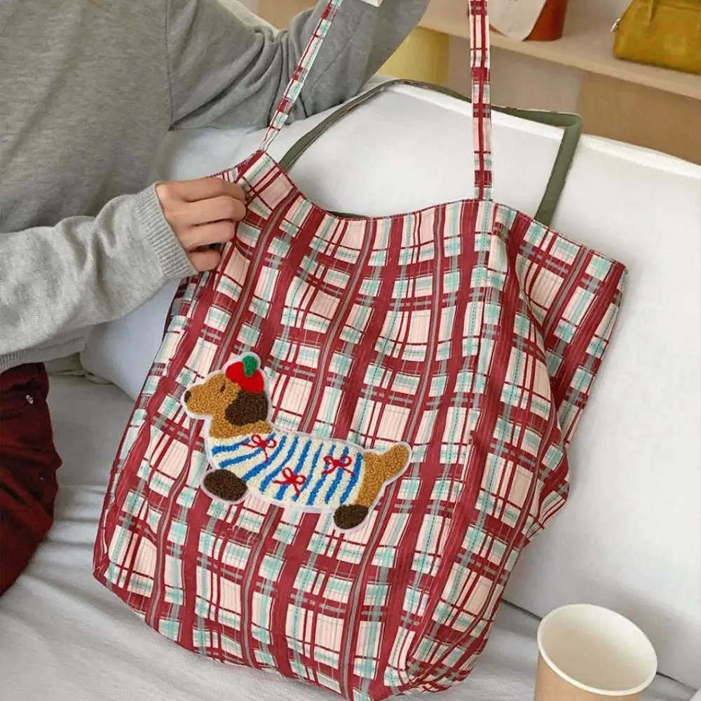 Stylish Dachshund Patterned Shoulder Bag (3 Designs) - Ice Cream Cake