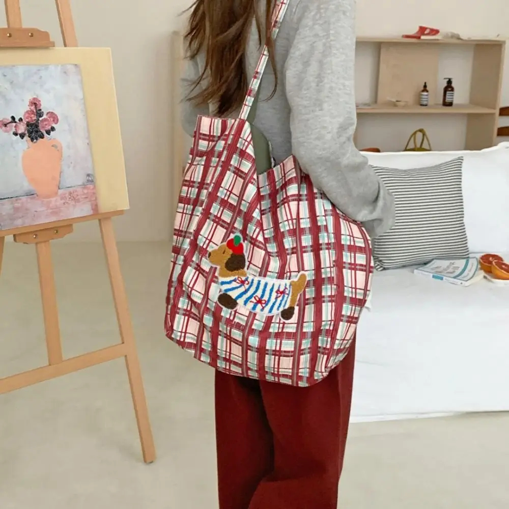 Stylish Dachshund Patterned Shoulder Bag (3 Designs) - Ice Cream Cake