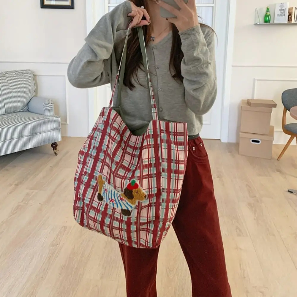Stylish Dachshund Patterned Shoulder Bag (3 Designs) - Ice Cream Cake