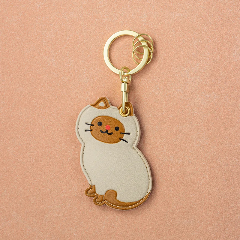 Cats and Dogs Keychain with AirTag Pouch (4 Designs)