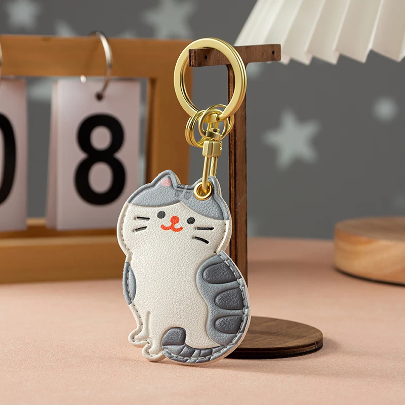 Cats and Dogs Keychain with AirTag Pouch (4 Designs)