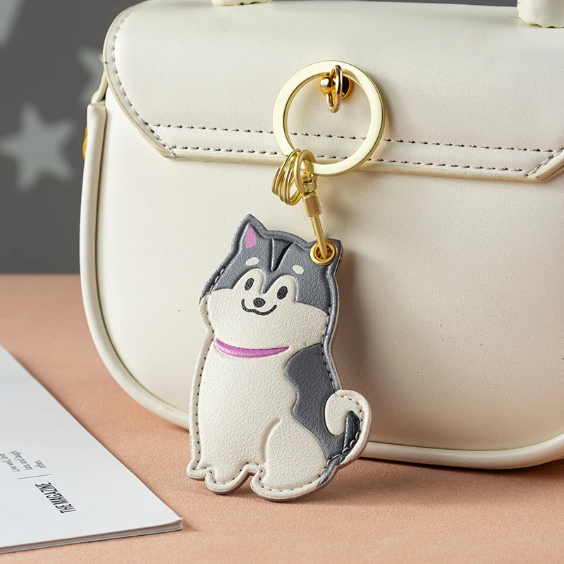 Cats and Dogs Keychain with AirTag Pouch (4 Designs)