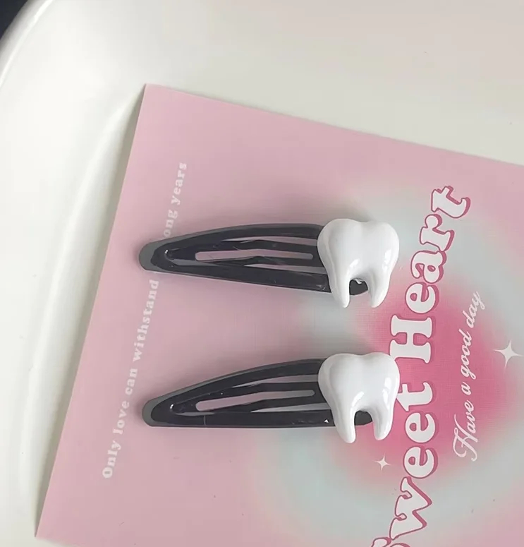 Row of Molars Hair Clip (4 Designs) - Ice Cream Cake