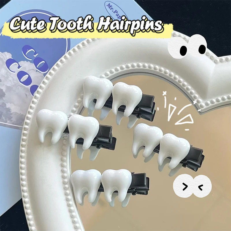 Row of Molars Hair Clip (4 Designs) - Ice Cream Cake