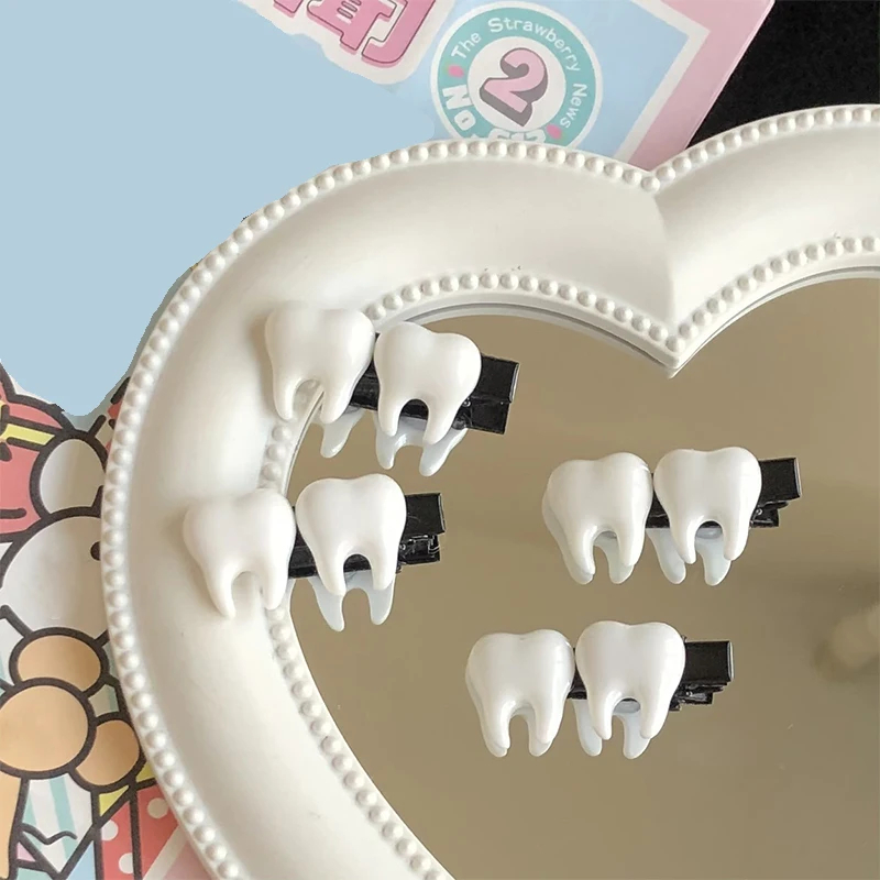 Row of Molars Hair Clip (4 Designs) - Ice Cream Cake