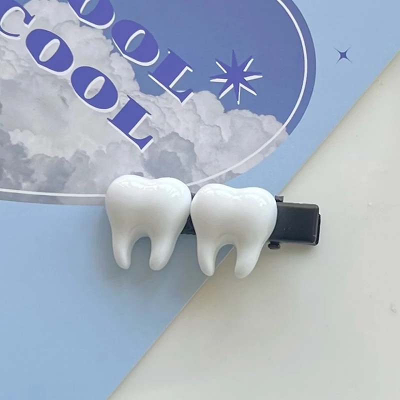 Row of Molars Hair Clip (4 Designs) - Ice Cream Cake