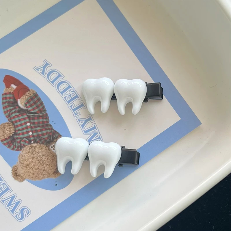 Row of Molars Hair Clip (4 Designs) - Ice Cream Cake