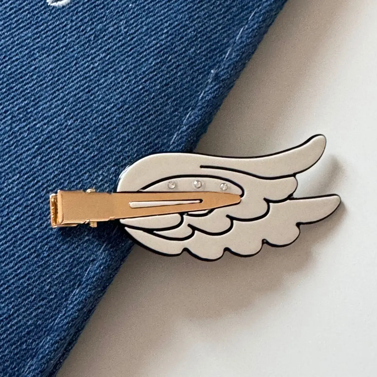 y2K Angel Wing Hair Clip - Ice Cream Cake