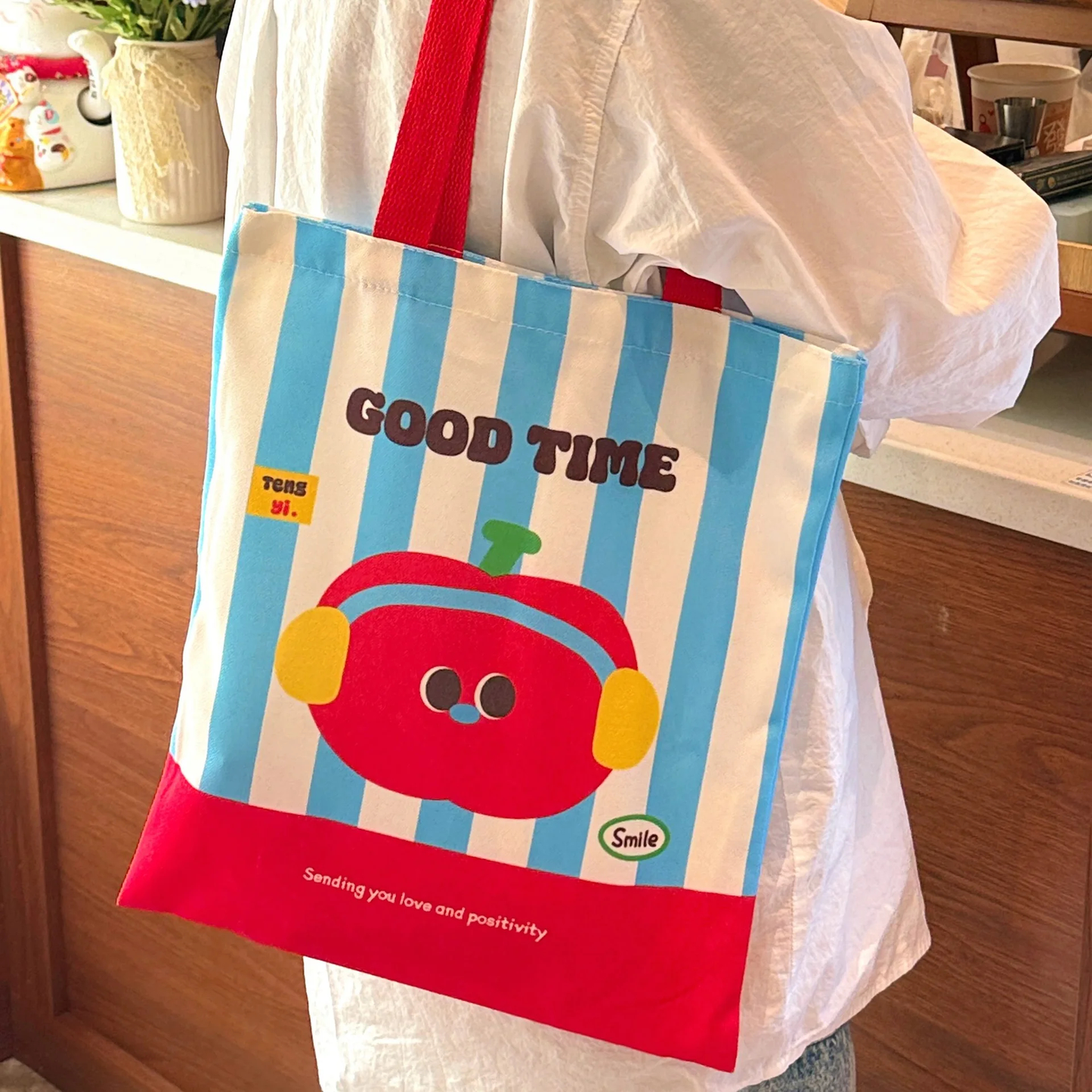 Cute Character Tote Bag (4 Designs)