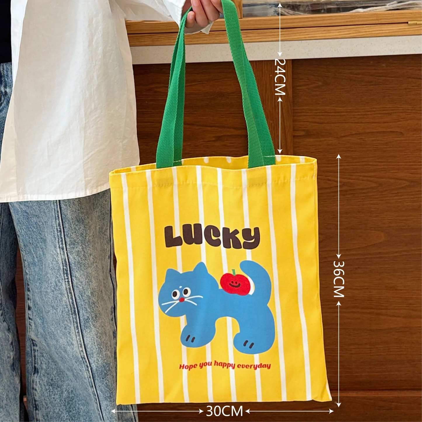 Cute Character Tote Bag (4 Designs)