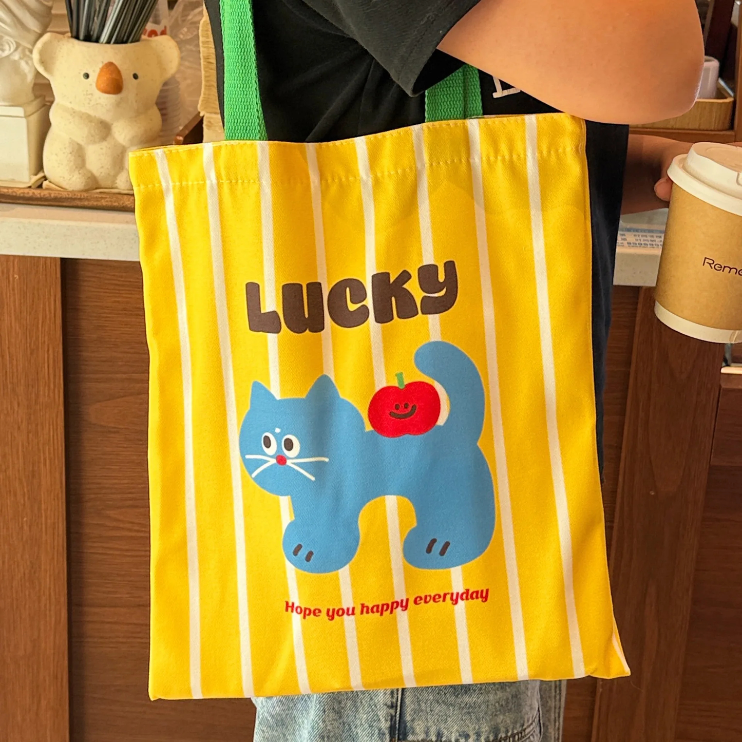 Cute Character Tote Bag (4 Designs)
