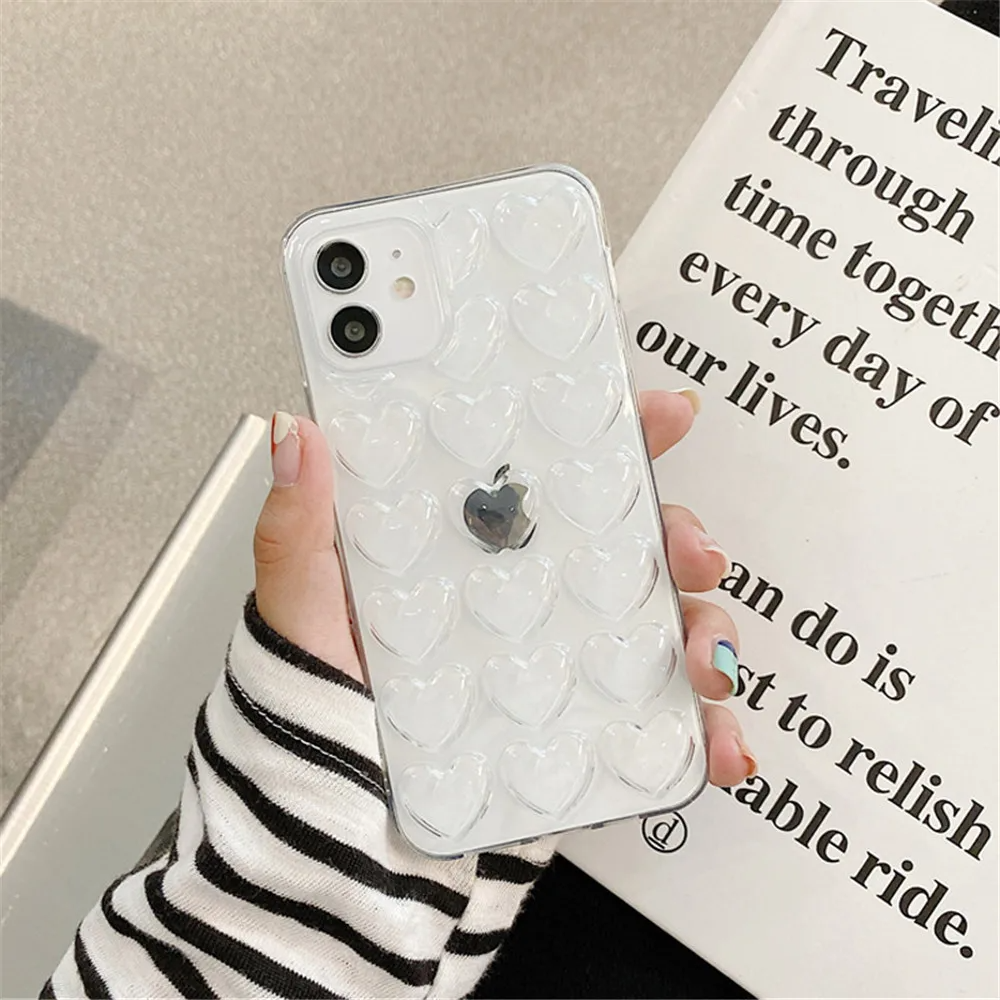 Bubble Hearts iPhone Case (5 Colours)
