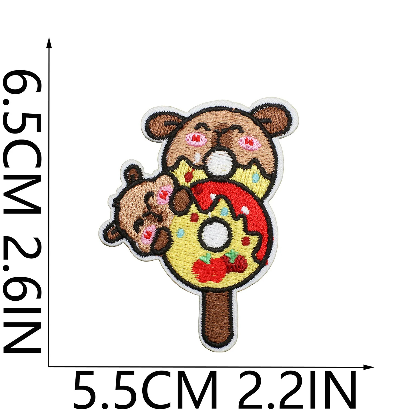 Capybara Embroidered Iron-On Patch