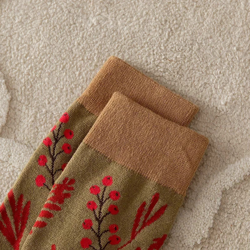 Mix Pattern Crew Socks - Ice Cream Cake