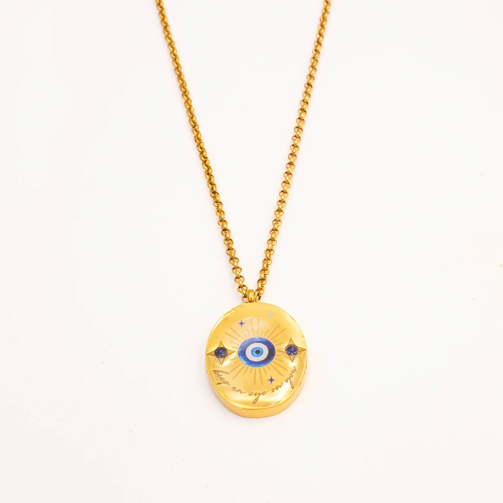 Whimsical Print Charm Necklace (7 Designs) - Ice Cream Cake