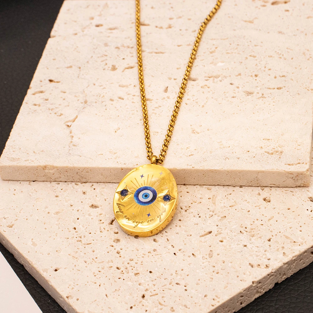 Whimsical Print Charm Necklace (7 Designs) - Ice Cream Cake