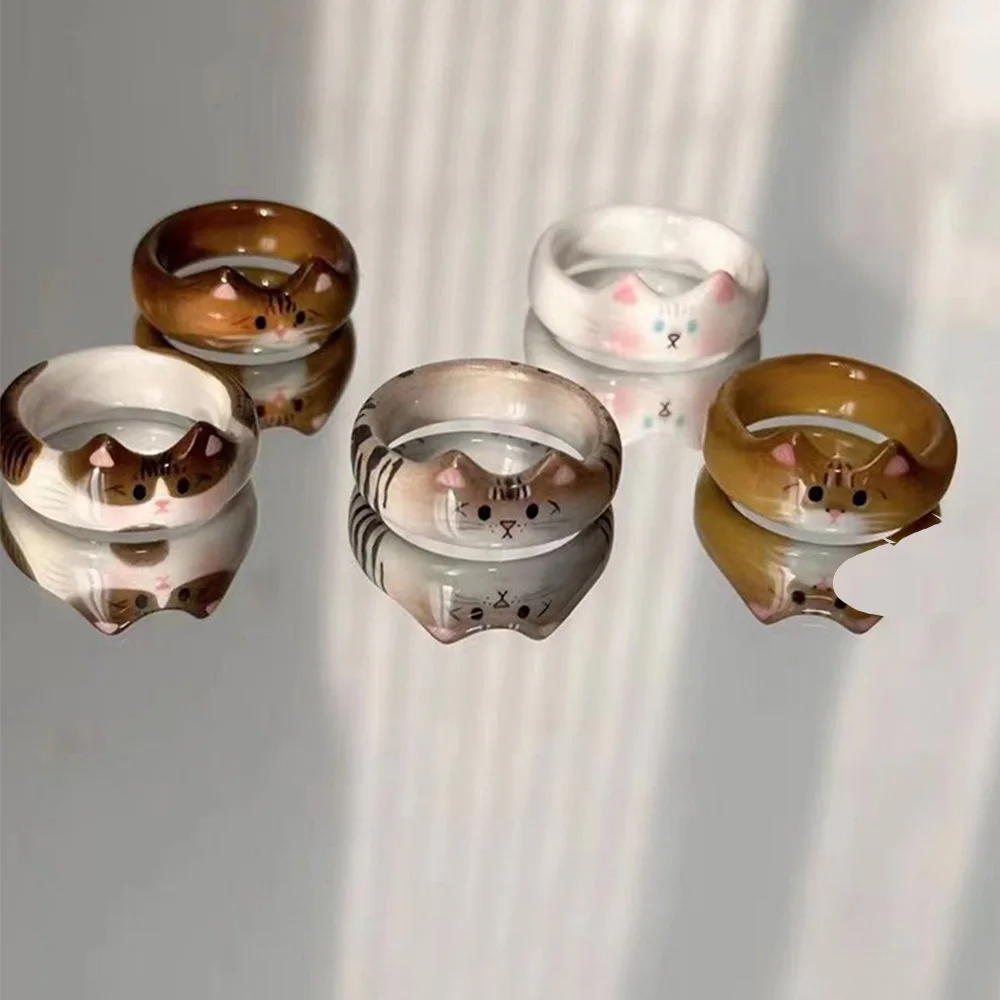 Kitty Cat Ring (5 Colours)