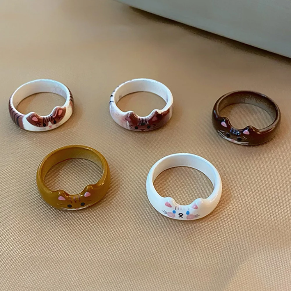 Kitty Cat Ring (5 Colours)