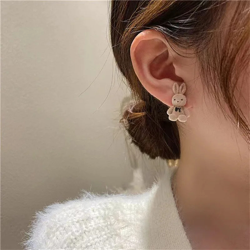 Flocked Animal Earrings
