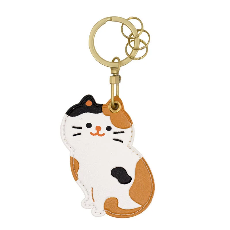 Kitty Keychain with AirTag Pouch (4 Designs)