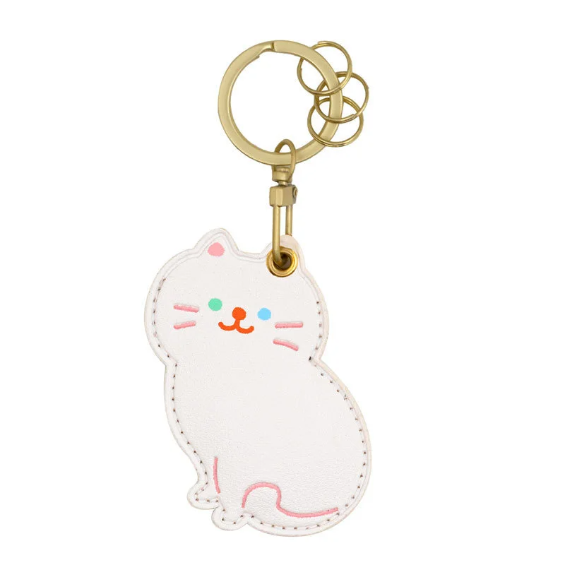 Kitty Keychain with AirTag Pouch (4 Designs)