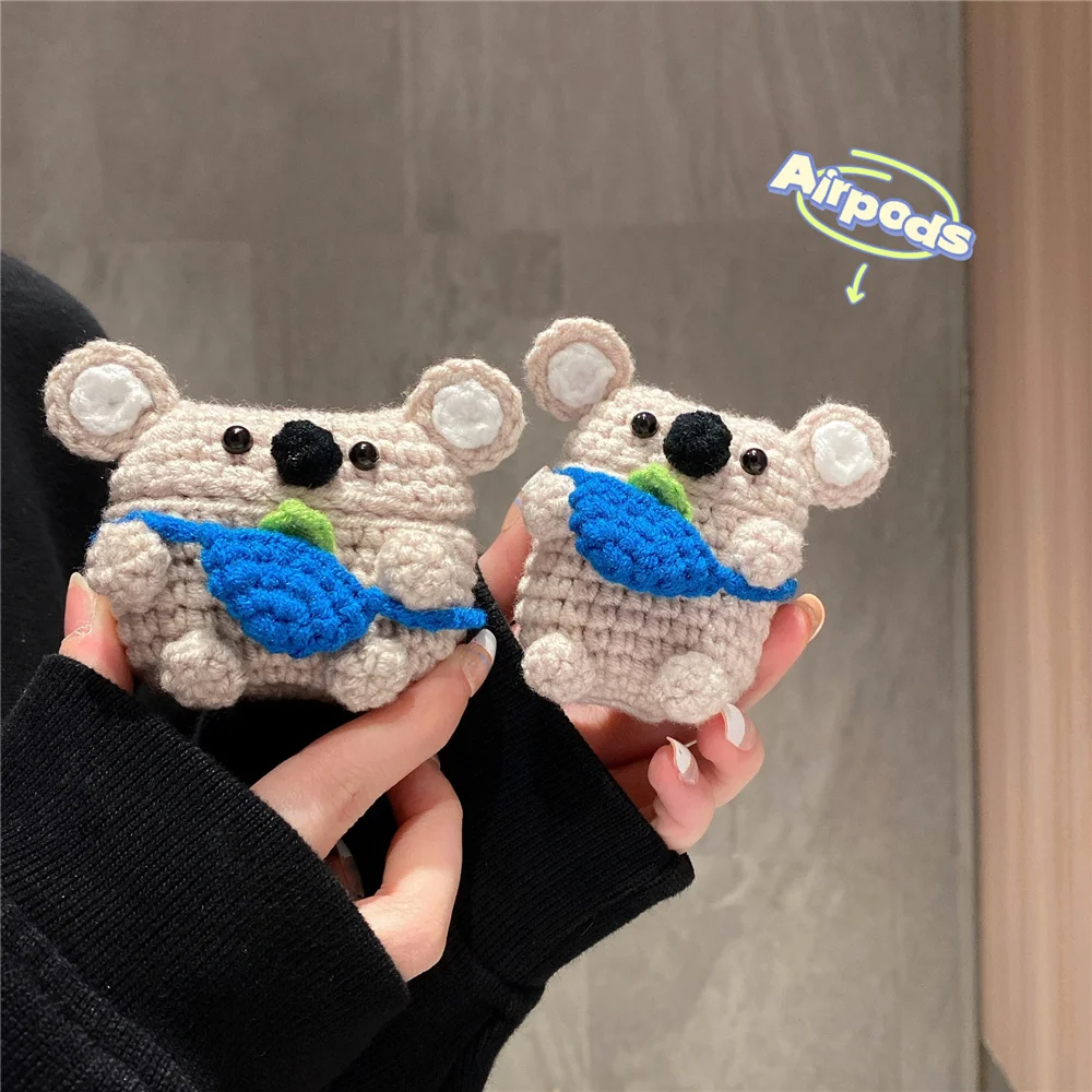 Crochet Koala AirPods Case Cover