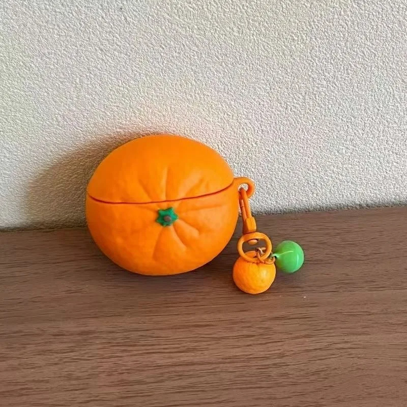 Orange Fruit AirPods Charger Case Cover