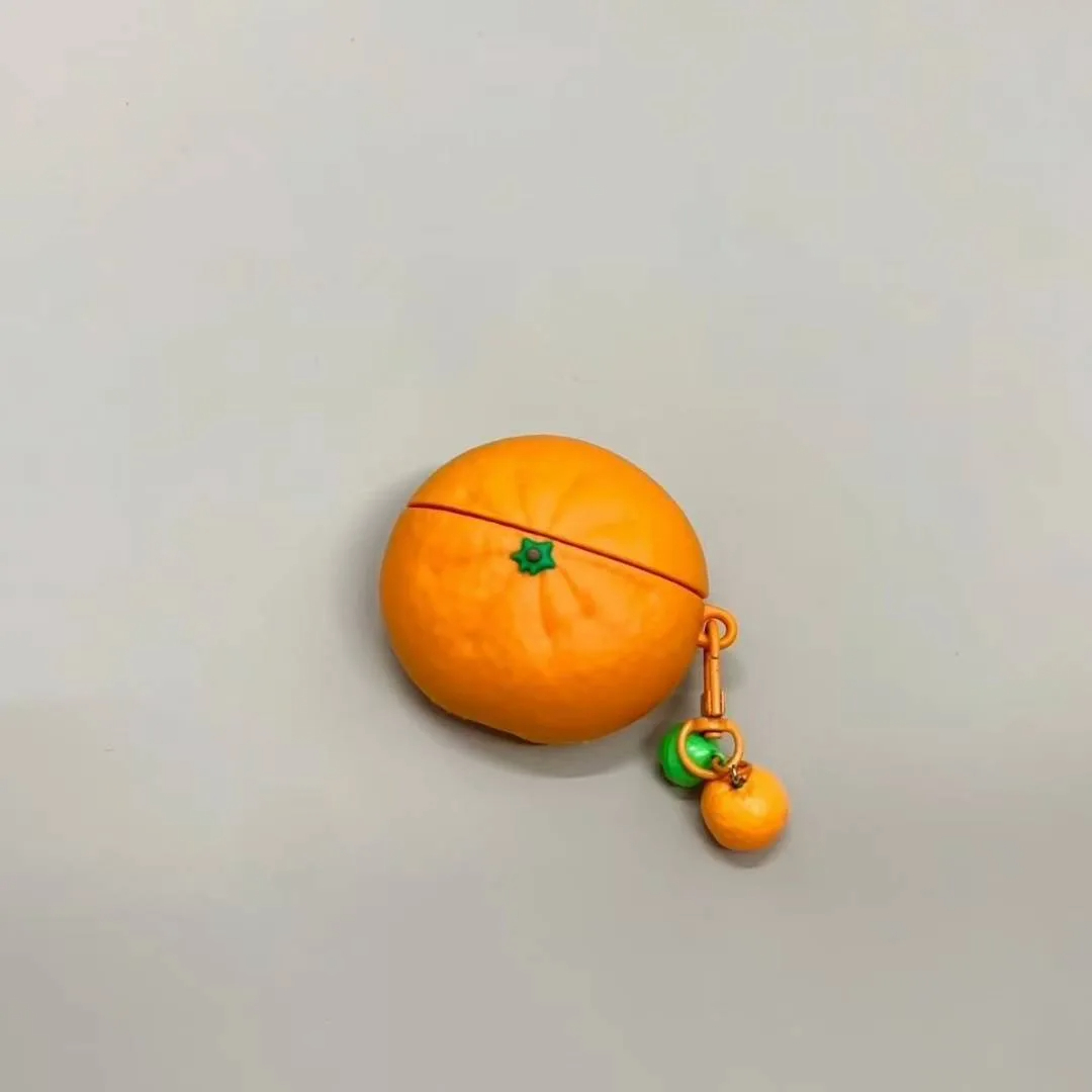 Orange Fruit AirPods Charger Case Cover