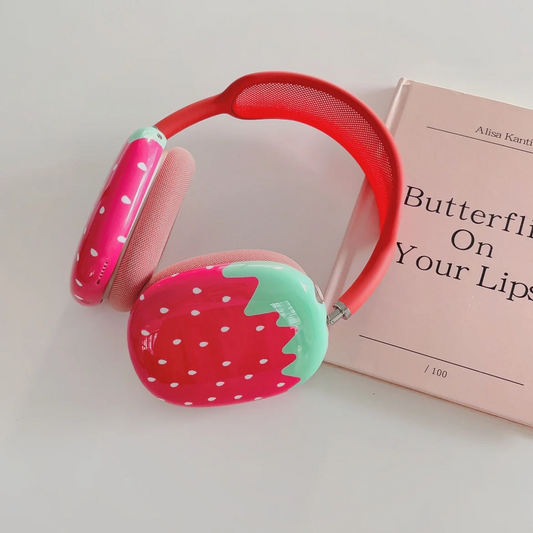 Strawberry Headphone Covers
