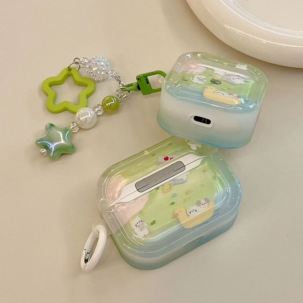 Kitty and Puppy Picnic AirPods Charger Case Cover (2 Designs)