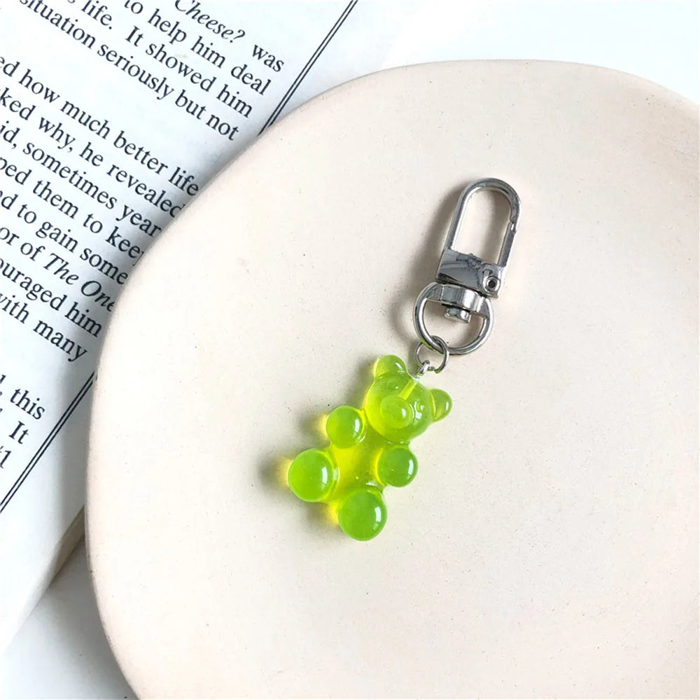 Gummy Bear Bag Charm Clip - Ice Cream Cake
