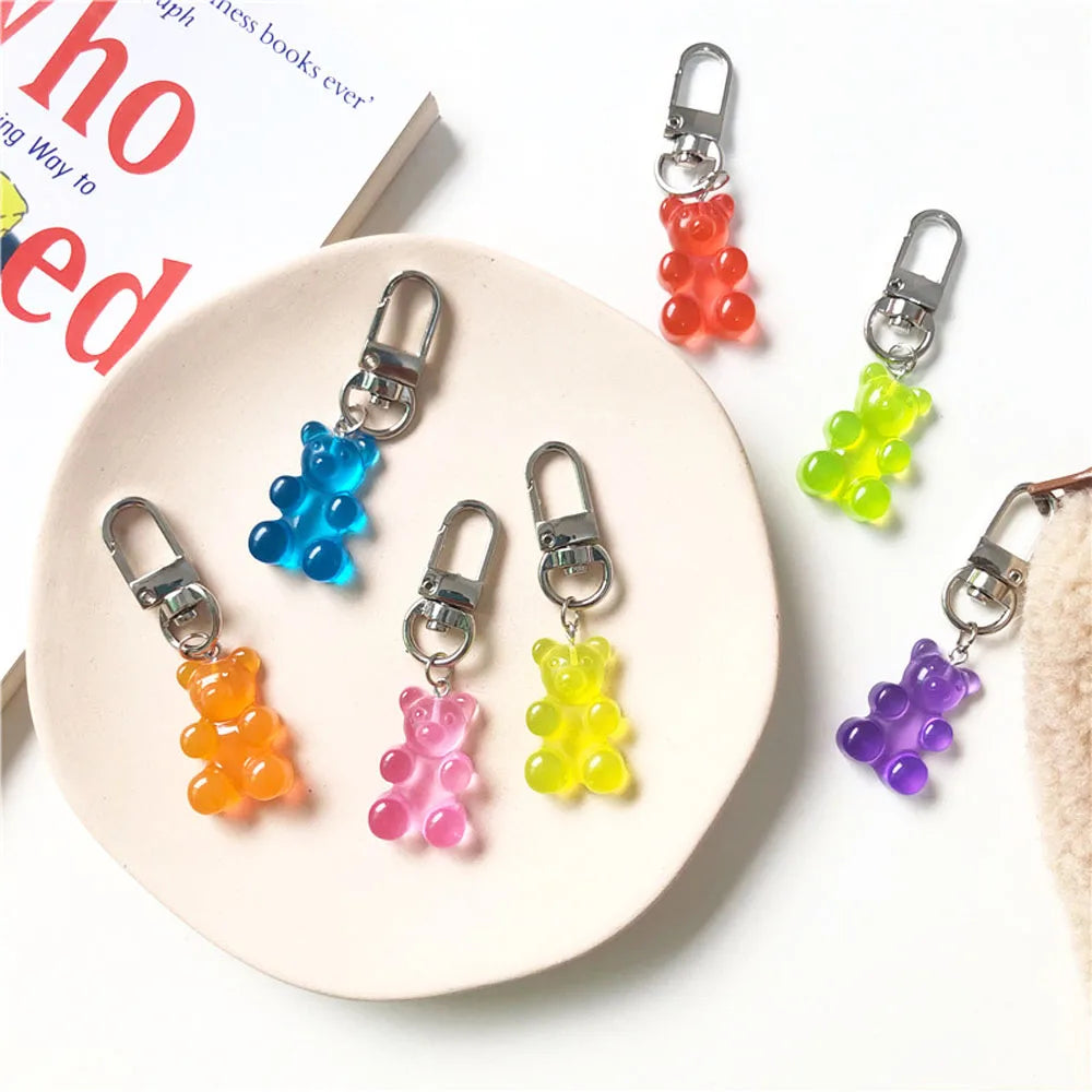 Gummy Bear Bag Charm Clip - Ice Cream Cake