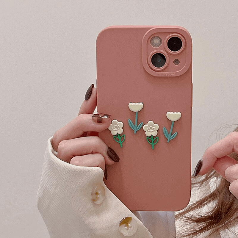 3D Flowers iPhone Case (2 Designs)