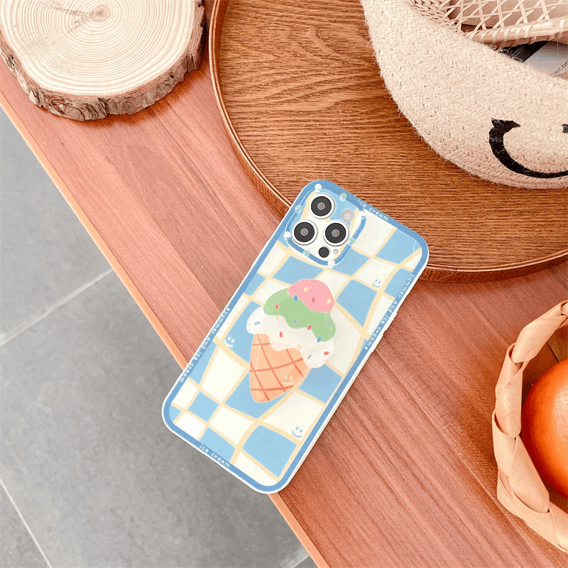 3D Summer Ice Cream iPhone Case