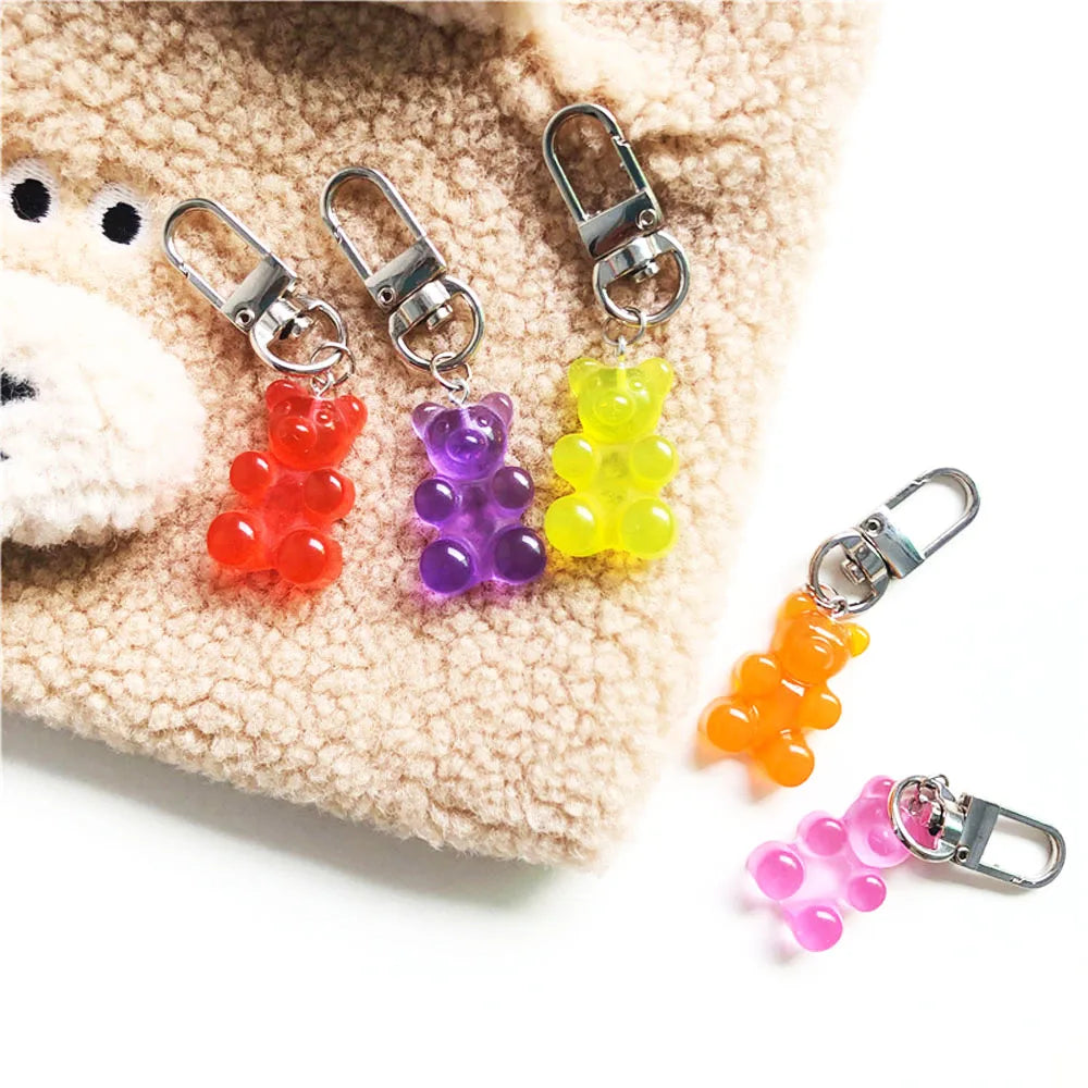 Gummy Bear Bag Charm Clip - Ice Cream Cake