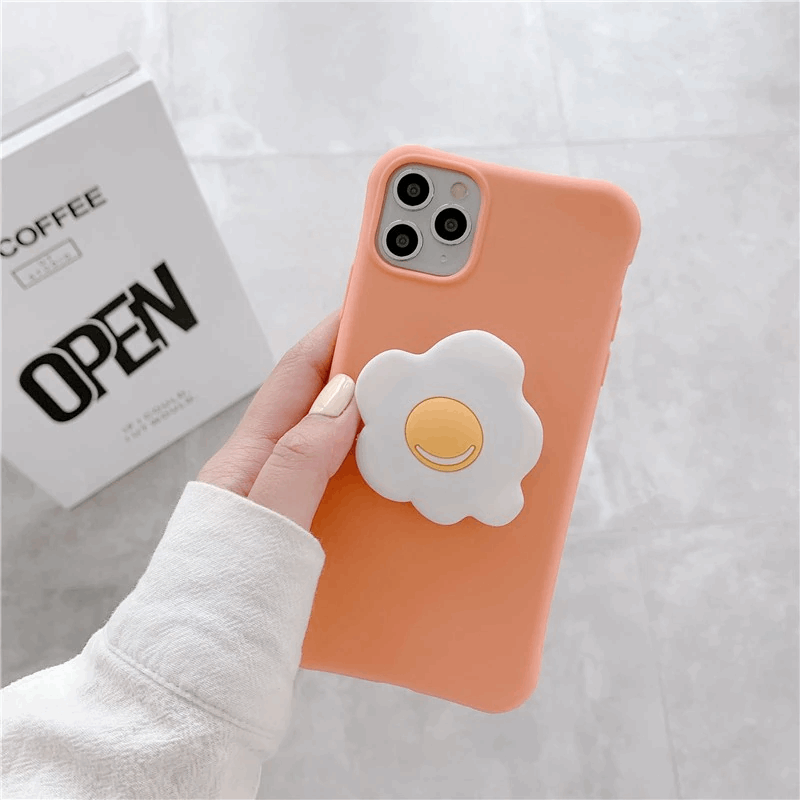 3D Fried Egg iPhone Case (2 Colours)