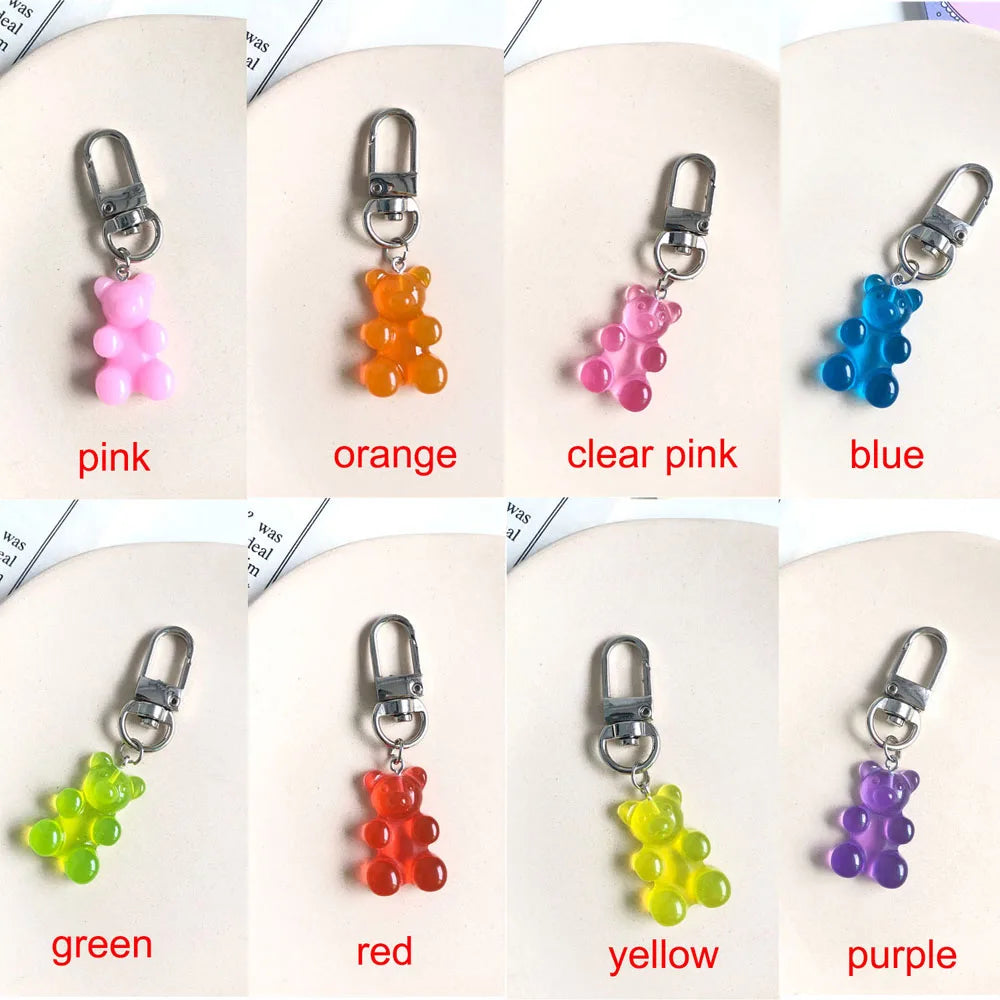 Gummy Bear Bag Charm Clip - Ice Cream Cake