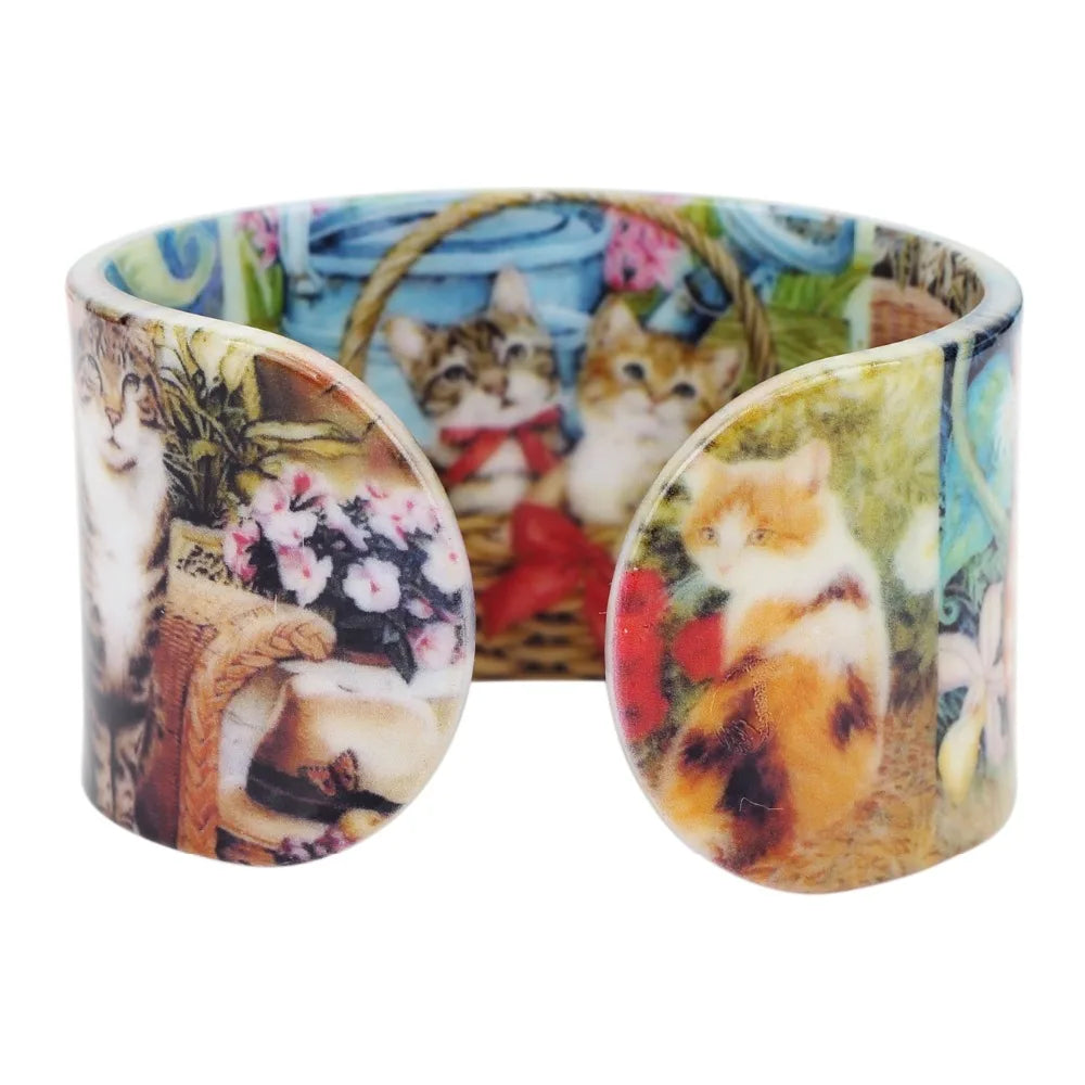 Kitschy Kittens Picture Bangle
