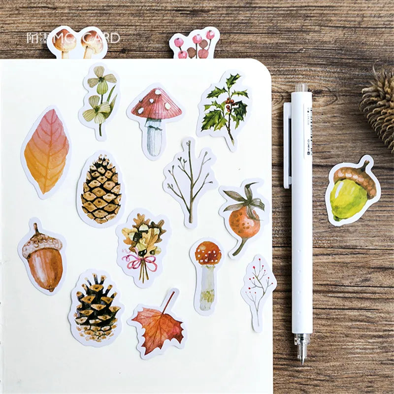 Mushroom Forest Sticker Pack (45 Stickers)