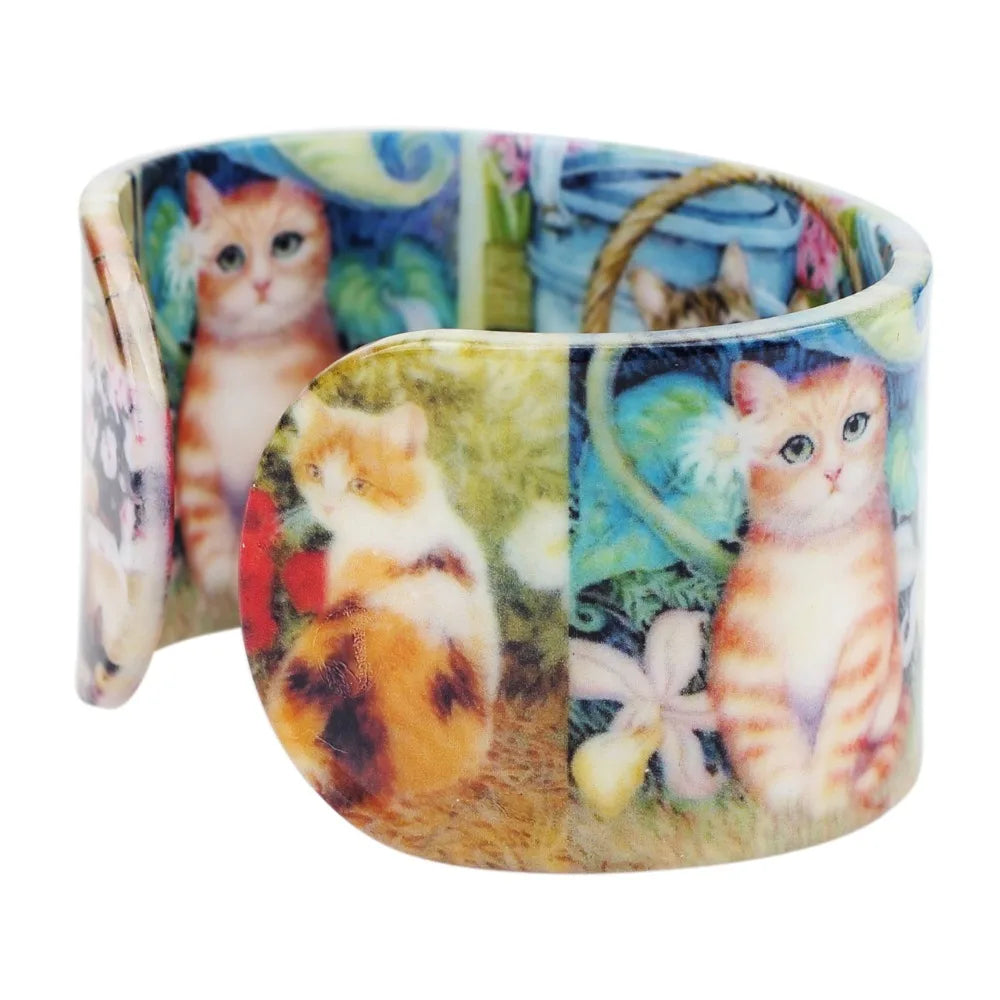 Kitschy Kittens Picture Bangle
