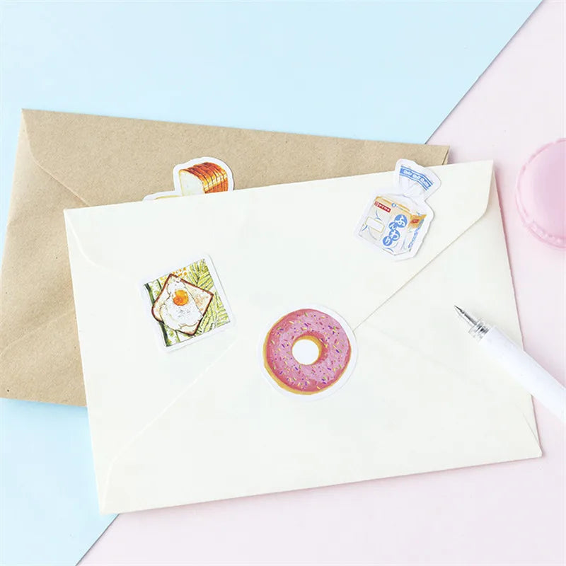 Kawaii Pastry Theme Sticker Set (46 Stickers)