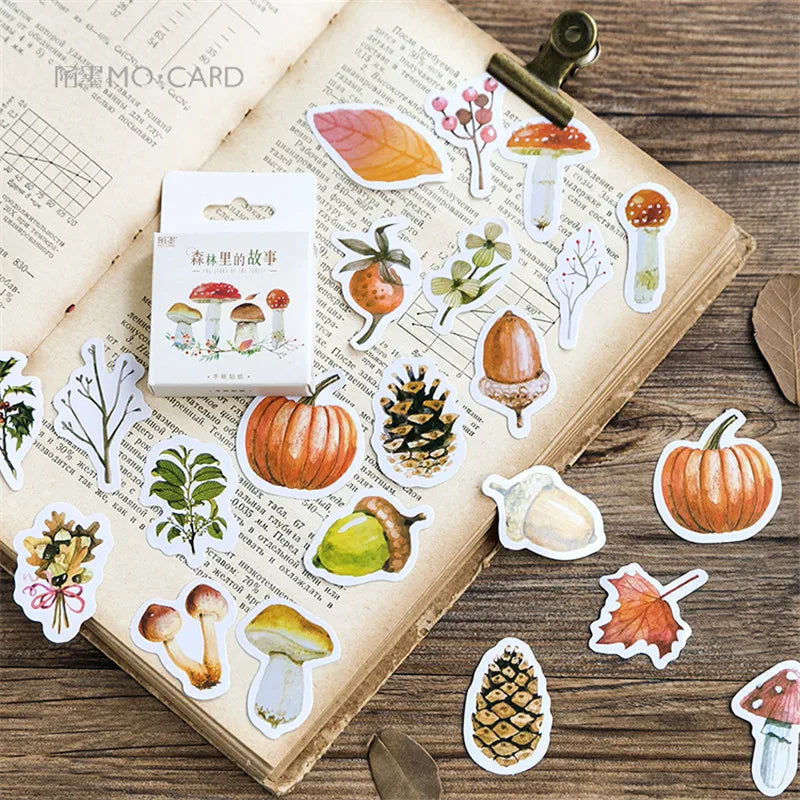 Mushroom Forest Sticker Pack (45 Stickers)